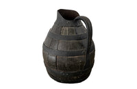 Antique French coopered, Burgundy wine jug. For decorative use. French Antiques - Decorative Antiques - AD & PS Antiques