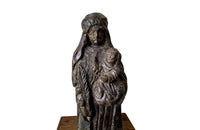 19th Century French Carved Madonna and Child - French Antiques