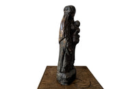 19th Century French Carved Madonna and Child - French Antiques