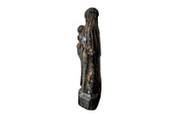 19th Century French Carved Madonna and Child - French Antiques