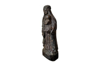 19th Century French Carved Madonna and Child - French Antiques