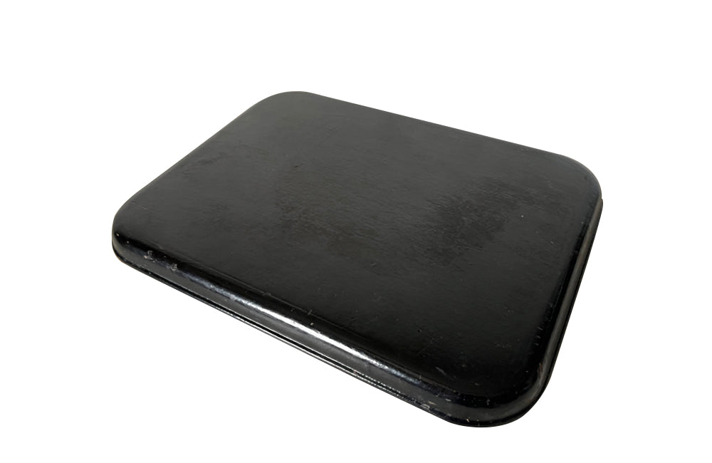 Small 19th century black papier mache Chinoiserie tray