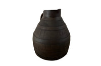 Antique French Large, coopered, Burgundy wine jug. For decorative use. French Antiques - Decorative Antiques - AD & PS Antiques