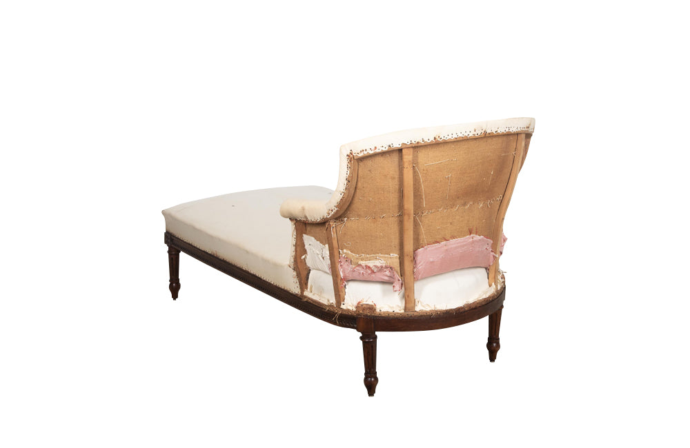 Beautiful 19th Century French daybed in the Louis XVI Style. 