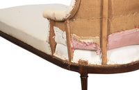 Beautiful 19th Century French daybed in the Louis XVI Style.