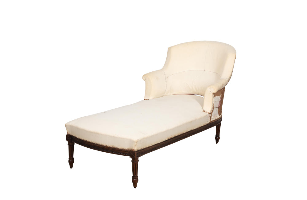 Beautiful 19th Century French daybed in the Louis XVI Style.