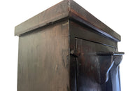 Antique french rustic farmhouse pak metamorphic cupboard with drop down table - French antique furniture