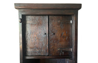 Antique french rustic farmhouse pak metamorphic cupboard with drop down table - French antique furniture