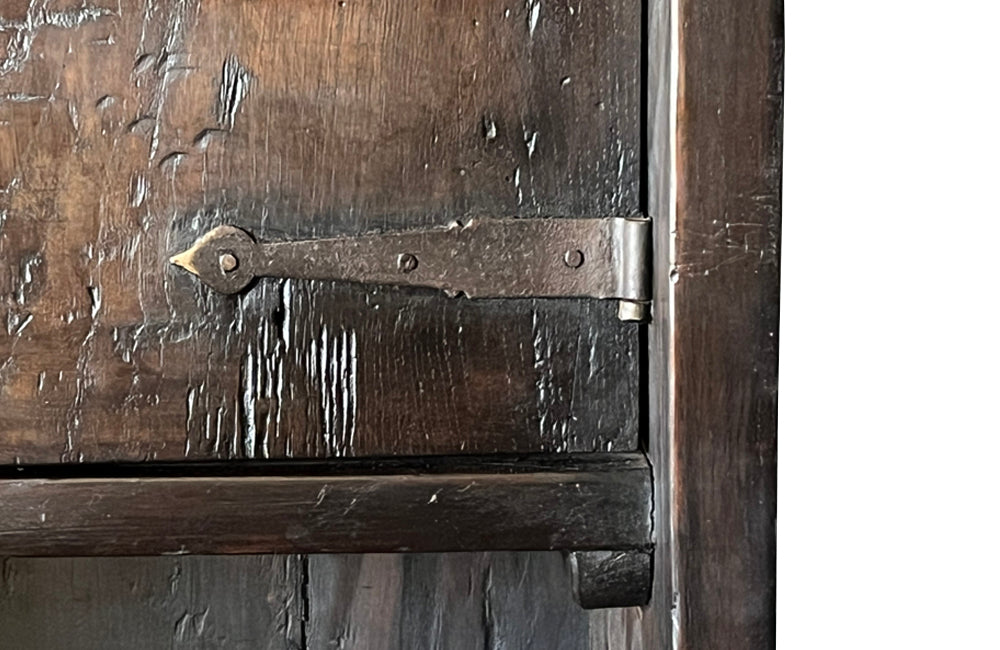 Antique french rustic farmhouse pak metamorphic cupboard with drop down table - French antique furniture