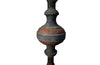 Beautiful, tall 19th century French decorative, polychromed zinc and iron roof finial - Garden Antiques