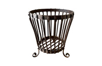 19th century French iron brazier