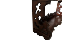 Set of 19th century, mahogany hanging or standing shelves.