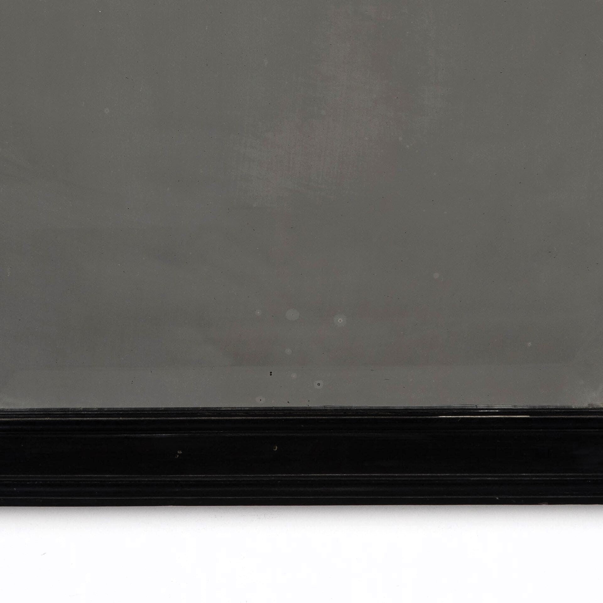 French 19th century ebonised framed Napoleon III bevelled mirror