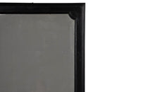 French 19th century ebonised framed Napoleon III bevelled mirror