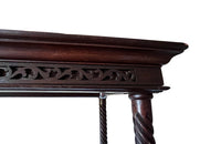 Antique oak hallstand with hanging rail, lower shelf and drawer with two handles - French antiques