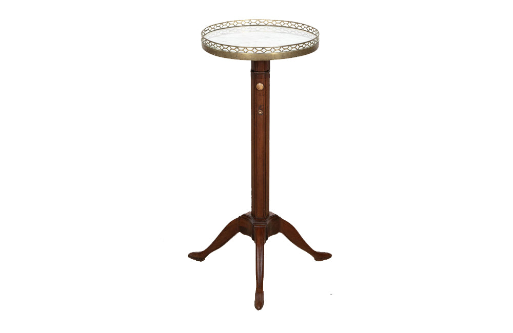 Charming 19th century mahogany rise and fall gueridon or occasional table
