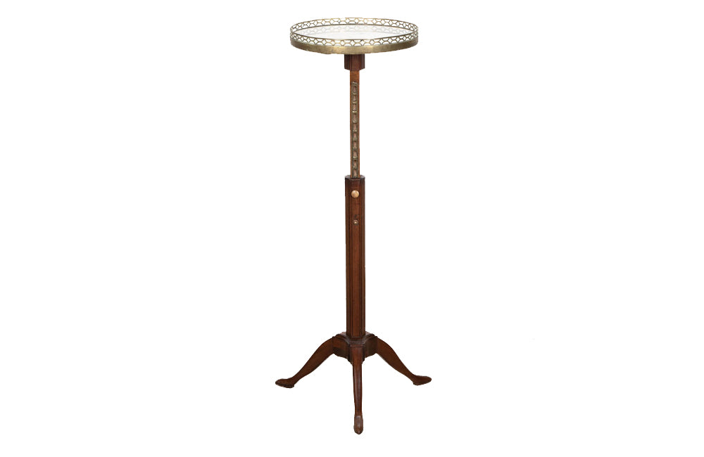 19th century mahogany rise and fall gueridon or occasional table