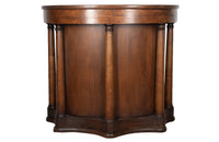 Stylish, early 20th century French oak counter or bar in the Empire style