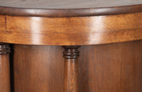 Stylish, early 20th century French oak counter or bar in the Empire style