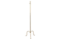 French brass telescopic standard lamp in the Neo-Classical style