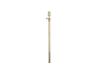 French brass telescopic standard lamp in the Neo-Classical style