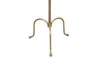 French brass telescopic standard lamp in the Neo-Classical style