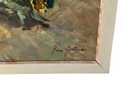 French Still Life Painting of 'Sunflowers' By Pierre Gontard