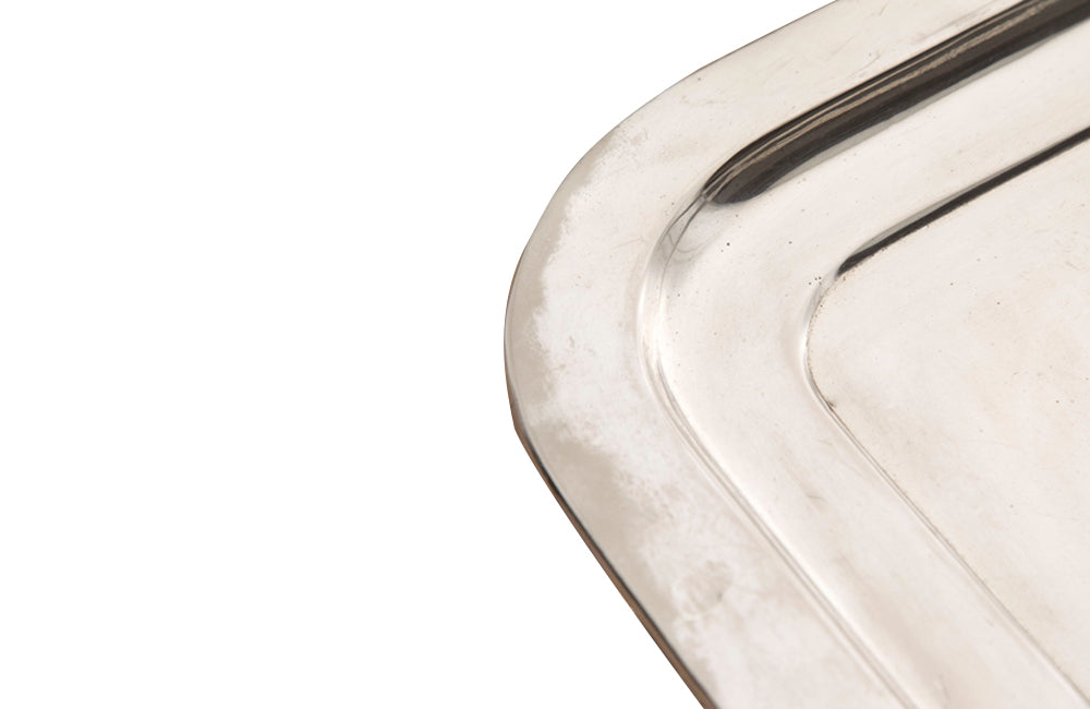 Large, elegant silverplate tray