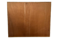 Large 20th Century still life watercolour of a a kitchen table with confit pots, flowers, tureen, bowl and vegetables - Vintage paintings