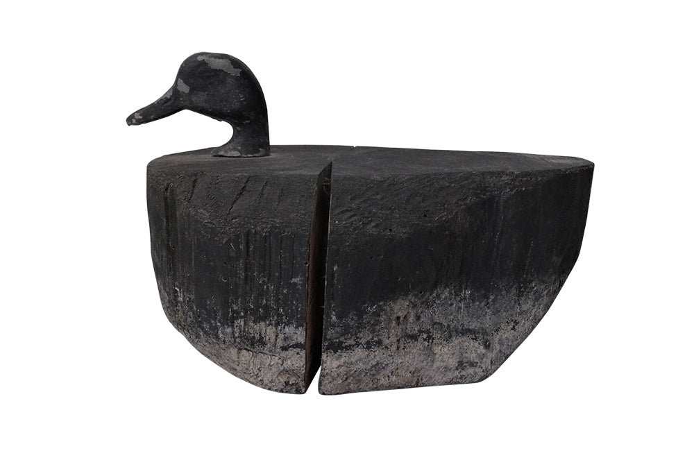 Primitive Duck Decoy - French Antiques- Duck decoys- AD & PS Antiques