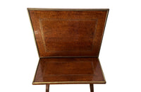 19th Century walnut tea table attributed to the renown French name of Giroux - French Antique Furniture