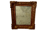 Antique carved giltwood mirror - Antique French Mirror