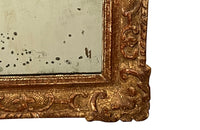 Antique carved giltwood mirror - Antique French Mirror