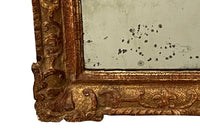 Antique carved giltwood mirror - Antique French Mirror