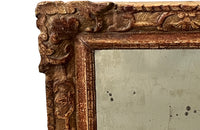 Antique carved giltwood mirror - Antique French Mirror