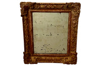 Antique carved giltwood mirror - Antique French Mirror