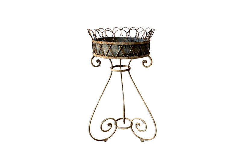 FRENCH IRON WIREWORK PLANT STAND