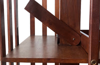 Antique Rotating mahogany bookcase by E.M.Terquem, Paris - French Antique Furniture