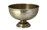 Large mid 20th Century silverplate ice bucket for the champagne house Bricout.