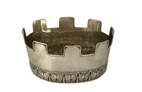 20th Century French Crenellated Silverplate Rafraichissoir