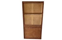 early 19th Century French giltwood trumeau mirror with original oil on canvas painting