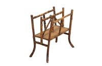 Early 20th Century French bamboo magazine rack