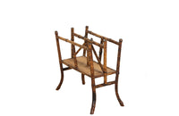 Early 20th Century French bamboo magazine rack
