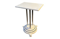 Tall Art Deco enamelled table - Antique Wine Tasting Table - French Antique Furniture