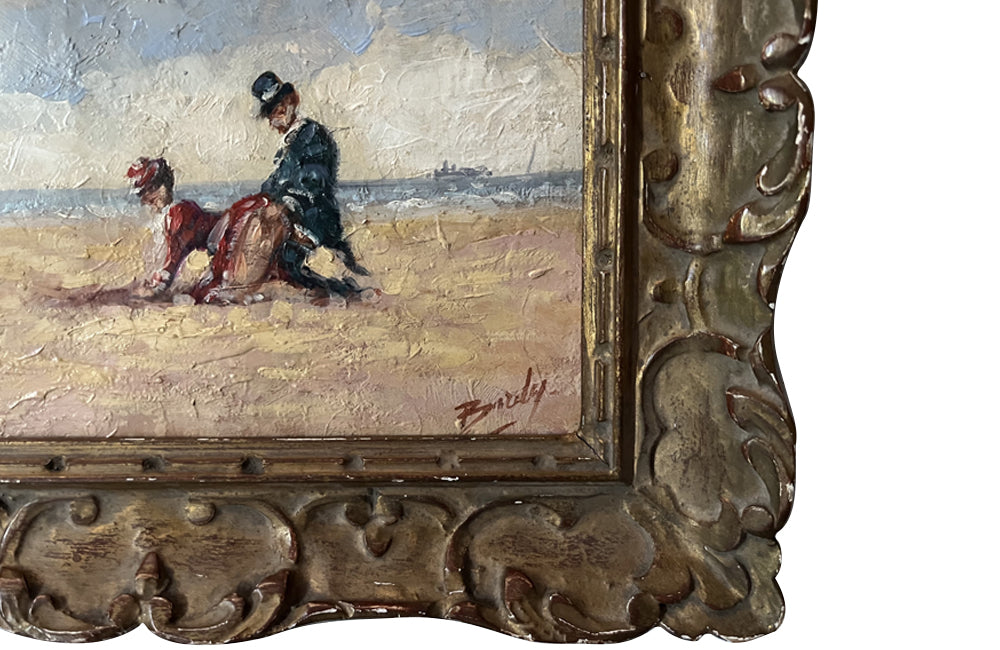 Erotic seaside painting by Paulette Bardy