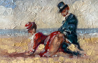 Erotic seaside painting by Paulette Bardy