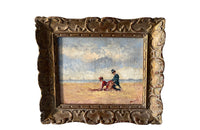 Erotic seaside painting by Paulette Bardy