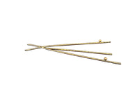 Brass folding faux bamboo table easel - French Antiques