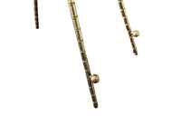 Brass folding faux bamboo table easel - French Antiques