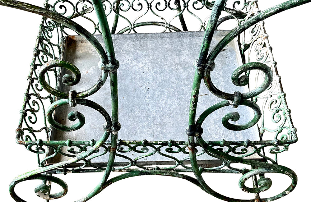 Decorative Vintage Iron Florists Stand - Decorative Antiques - Garden Antiques - AD & PS Antiques
